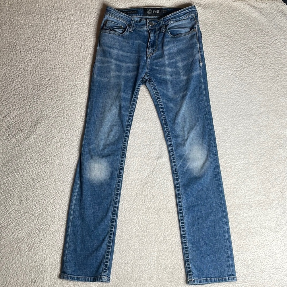 Seeded & Sewn Nathan Slim Straight Stretch Comfy  Denim Size 28